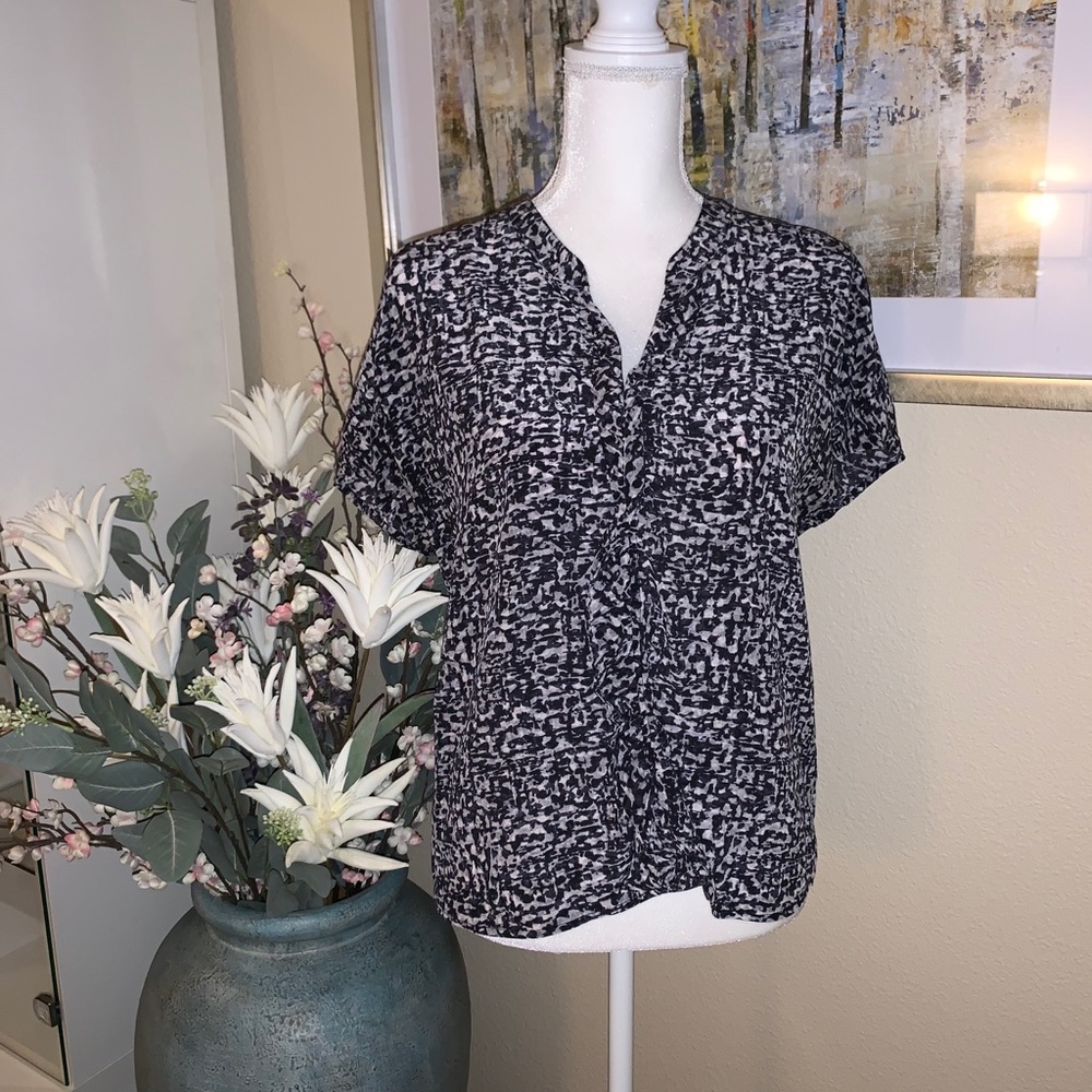 Halogen 100% silk top